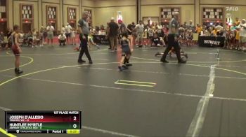 52 lbs Finals (8 Team) - Joseph D`Allesio, Triumph WC vs Huntlee Myrtle, Armory Athletics Red
