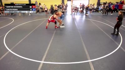 285 lbs 5th Place Match - Sawyer Schendel, MN vs Lakyr Peska, IA