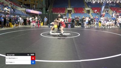 175 lbs Rnd Of 128 - Brady Benham, OK vs Bridger Foss, OR