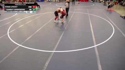 12U - 190 lbs Cons. Round 1 - Joseph Lowinger, Coon Rapids Mat Bandits Wrestling Club vs Cole Turner, Minnesota
