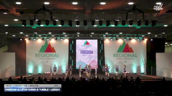 Freedom Allstar Cheer & Tumble - Legacy [2026 L1 Youth - D2 - Medium Day 1] 2026 The Northeast Regional Summit
