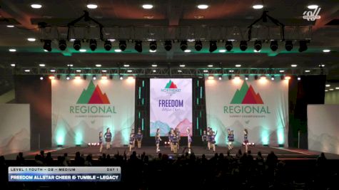 Freedom Allstar Cheer & Tumble - Legacy [2026 L1 Youth - D2 - Medium Day 1] 2026 The Northeast Regional Summit