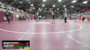 157 lbs Cons. Round 1 - Holden Lewis, Vincennes Lincoln vs William McLaughlin, New Albany