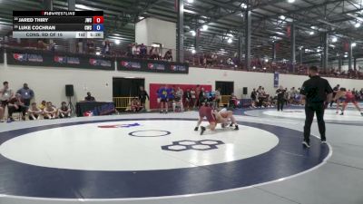 92 kg Cons. Rd Of 16 - Jared Thiry, Jackrabbit Wrestling Club vs Luke Cochran, Chippewa Wrestling Club