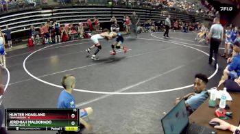 75 lbs Round 3 (6 Team) - Jeremiah Maldonado, Indiana Blue vs Hunter Hoagland, Team Oregon