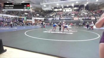235 lbs Quarterfinal - Ella White, Chaparral HS vs Emma Hahn, Ellinwood HS