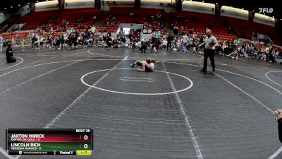 48 lbs Round 7 (8 Team) - Lincoln Rich, Meridian Maniacs vs Jaxton Wirick, Empyre WC Gold