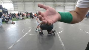 40-48 lbs Round 2 - Lucas Frodge, Contenders Wrestling Academy vs Rosalee Bell, Unattached