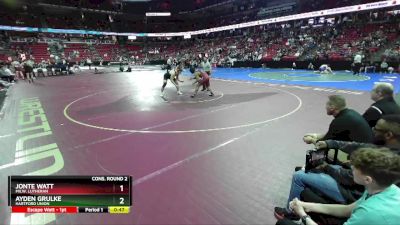 D1-215 lbs Cons. Round 2 - Jonte Watt, Milw. Lutheran vs Ayden Grulke, Hartford Union