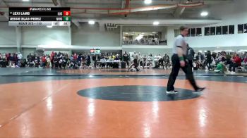 110 lbs Cons. Round 2 - Jessie Blas-Perez, Mount Vernon High School vs Lexi Lamb, Indian Lake High School