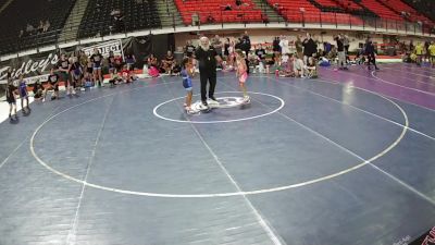 60 lbs Madison Vigil, Colorado 14U Girls vs Jayzie Whitford, Utah 14U Girls