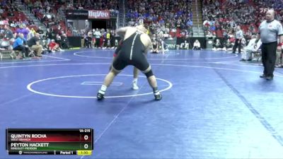 1A-215 lbs Cons. Round 2 - Quintyn Rocha, West Branch vs Peyton Hackett, Kingsley-Pierson