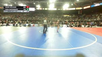 115 lbs Quarterfinal - Kinzie Williams, American Falls vs Vada Hutchinson, Post Falls