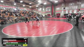 235 lbs Semifinal - Kitana Leafaatoto, Centennial vs Gabriella Cervantes, Bonita