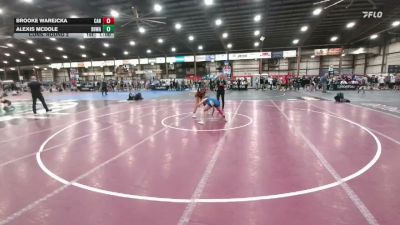 124 lbs Cons. Round 2 - Brooke Warejcka, Canton vs Alexis McDole, Black Hills Wrestling Academy