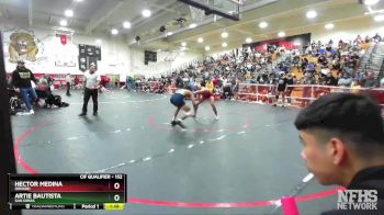 152 lbs Quarterfinal - Artie Bautista, San Dimas vs Hector Medina, Oxnard