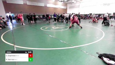 285 lbs Consi Of 16 #1 - Carlos Espinosa, Wilson (Hacienda) vs Ricardo Barrios, Bell Gardens