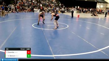 165 lbs Champ. Round 2 - Vince Beeson, Northeastern Junior College vs Tytus Coombs, Colorado State University - Pueblo