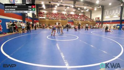 140-160 lbs Consi Of 8 #2 - Jayvyn Allami, Team Tulsa Wrestling Club vs Boaz Senge, Team Tulsa Wrestling Club