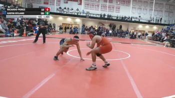 175 lbs Finals (8 Team) - Justin Ryland, Delaware Military Academy vs Ricardo Perez, Laurel