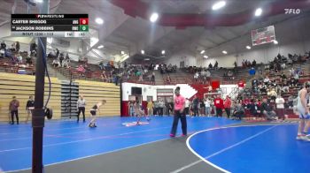 113 lbs Champ. Round 3 - Jackson Robbins, Rochester Wrestling Club vs Carter Shegog, Angola