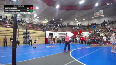 113 lbs Champ. Round 3 - Jackson Robbins, Rochester Wrestling Club vs Carter Shegog, Angola