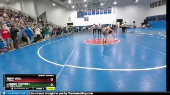 120 lbs Champ. Round 1 - Darren Provost, Campbell County vs Tripp Vigil, Central