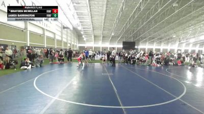 118 lbs Quarterfinal - Brayden McMillan, Team Prestige Wrestling vs James Barrington, Timpanogos Wrestling