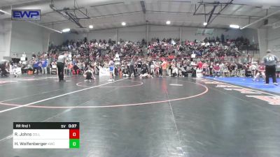 67 lbs Rr Rnd 1 - Paden Rumsey, Pawhuska Elks Takedown vs Sutton Hawley, Keystone Wrestling Club