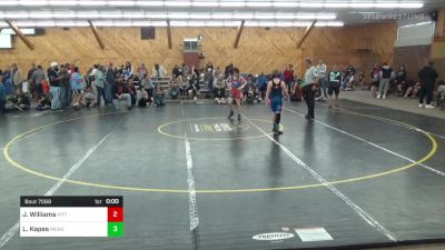 Consi Of 8 #1 - James Williams, Pittston vs Liam Kapes, Mcadoo