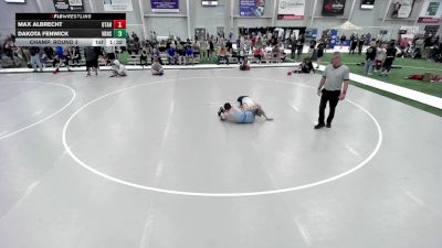 JR BOYS HARD LUCK - 130.2-130.6 Champ. Round 2 - Dakota Fenwick, Van Buren High School Wrestling vs Max Albrecht, Utah