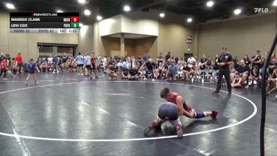 100 lbs Round 6 (8 Team) - Maddox Clark, North DeSoto Blue WA vs Levi Cox, Panhandle Pittbulls