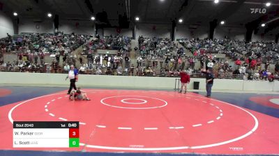 48 lbs Round Of 16 - Wyatt Parker, Georgia vs Landon Scott, Level Up Wrestling Center