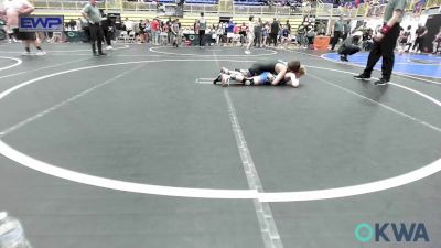 90 lbs Semifinal - Noah Shuemake, Viking Wrestling Club vs Crew Swigart, Choctaw Ironman Youth Wrestling