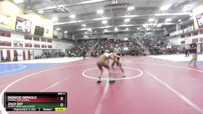 126 lbs Cons. Round 4 - Dionicio DePaolo, Casteel High School vs Zach Day, Campo Verde High School