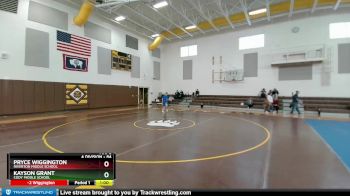 84 lbs Round 1 - Pryce Wiggington, Riverton Middle School vs Kayson Grant, Cody Middle School