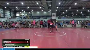 152 lbs Round 3 (6 Team) - Tyler Inghram, BEACH BOYZ WRESTLING CLUB vs Abdul Bah, RAW TALENT