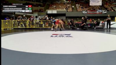 All Cadet Boys Freestyle Upper - 165 lbs Cons. Semis - Chris Anguiano, Surfside X Wrestling vs Ayden Schlotthauer, Dethrone Wrestling Club