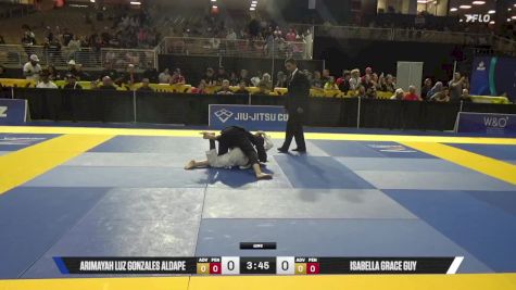 Isabella Grace Guy vs Arimayah Luz Gonzales Aldape 2025 Pan Kids Jiu-Jitsu IBJJF Championship