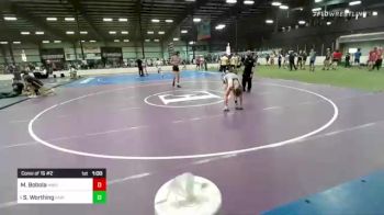 132 lbs Consi Of 16 #2 - Matthew Bobola, MetroWest United vs Sam Worthing, Fair Haven WC