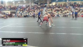 132 lbs Cons. Round 5 - Maurice Womack, St. Frances Academy vs Nick Melfi, Severn School