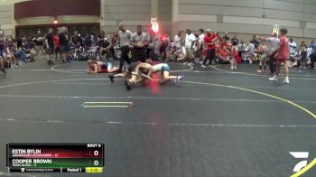 100 lbs Round 2 (6 Team) - Estin Bylin, Aggression Legionaries vs Cooper Brown, Team Alpha