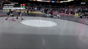 132 lbs Champ. Round 2 - Cooper Lehosit, Emmett vs Ryan Amoureux, Meridian