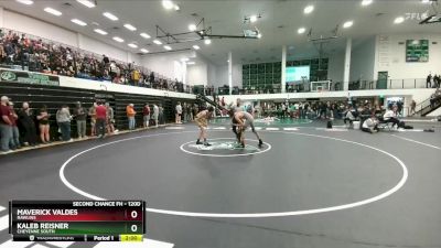 120D Round 1 - Kaleb Reisner, Cheyenne South vs Maverick Valdes, Rawlins