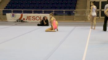 Olivia Dunne (USA) Dance Through On Floor, Training Day 1 - 2018 City of Jesolo Trophy