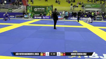 Márcio Ferreira Cruz vs João Victor Nascimento S. Souza 2025 Brasileiro Jiu-Jitsu IBJJF