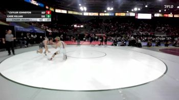 6A 144 lbs Champ. Round 1 - Cade Killian, Eagle vs Cuyler Johnston, Highland-P