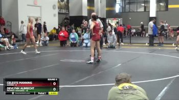 124 lbs Round 3 (16 Team) - Devlynn Albrecht, Midwest Assassins vs Celeste Manning, Illinois