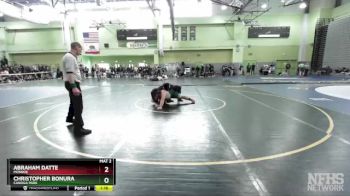 285 lbs Semifinal - Abraham Datte, MONROE vs Christopher Bonura, CANOGA PARK