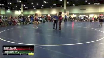 140 lbs Placement Matches (16 Team) - Cicely Cullins, Charlie`s Angels-WV vs Mackenzie Pratt, Charlie`s Angels-IL Blk